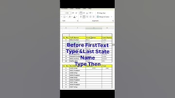 Excel 🤔Flash 🙂Fill #ExcelTips #FlashFill #ExcelShorts #ExcelTutorial #ExcelFormulas #microsoftexcel