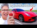 PERTAMA KALI NYETIR FERRARI!!