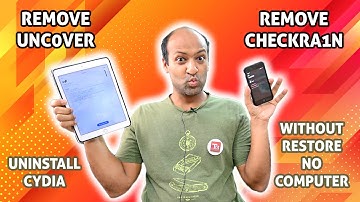 How To UnJailbreak IOS 13 | Remove Checkra1n / Unc0ver | No Restore No Computer Delete Cydia [HINDI]