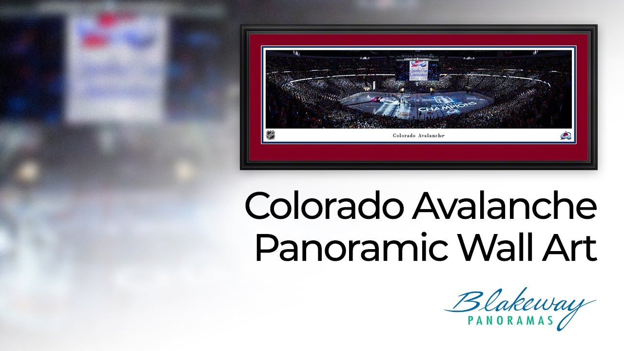 Colorado Avalanche Banner Raising Fan Cave Decor - Ball Arena NHL