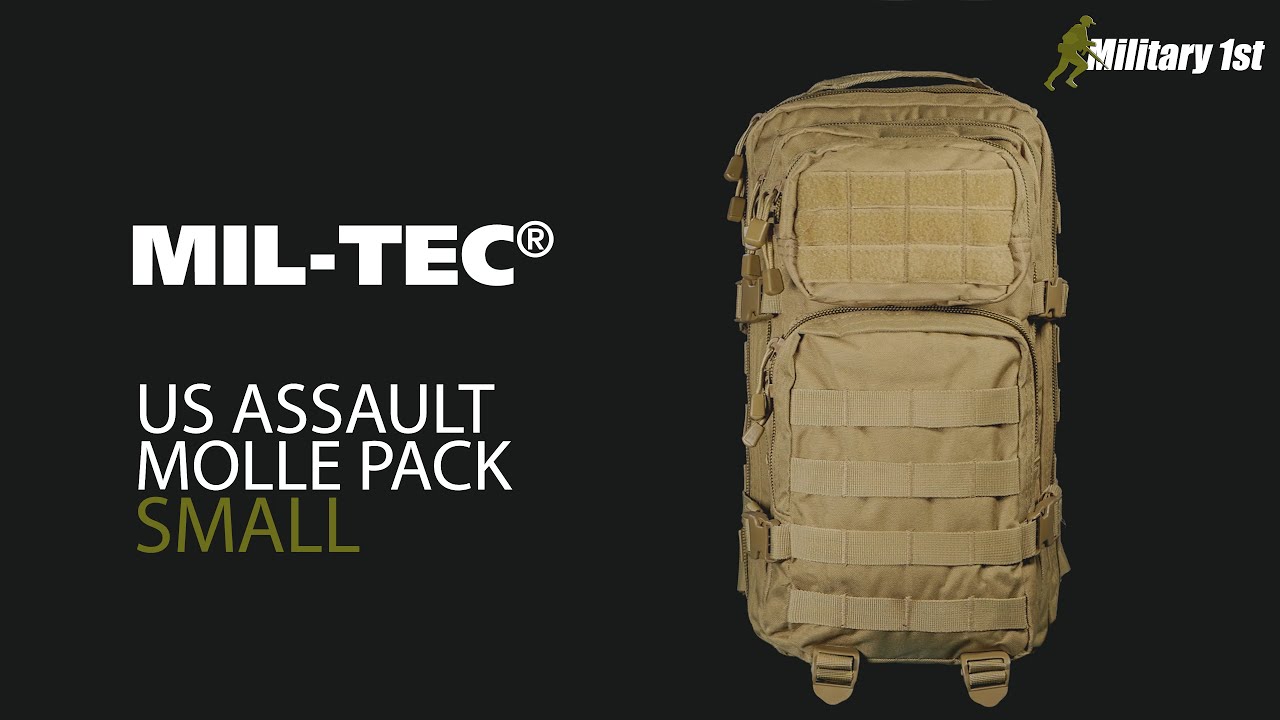 Mochila MILTEC US ASSAULT SM 20 Litros Flecktarn