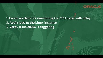 How to Set Alarms with Delay in the OCI Console