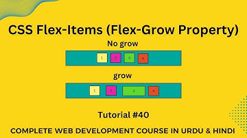 CSS Flexbox Tutorial for Beginners in Urdu & Hindi | Flex Grow |  Web Development Tutorials  #41