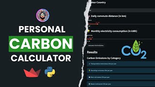 Build Your Own Carbon Calculator with Streamlit: Track Your Carbon Footprint screenshot 5