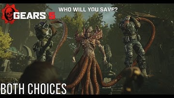 Queen Reyna Forces Kait to Choose JD Fenix or Del (Both Choices) - Gears 5 (Gears of War 5) #Gears5