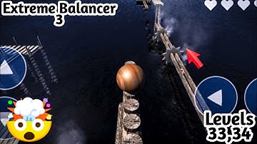 Extreme Balancer 3 | Gameplay Walkthrough Part 17 | Levels-33,34 | iOS,Android | By Jaguar Gaming01
