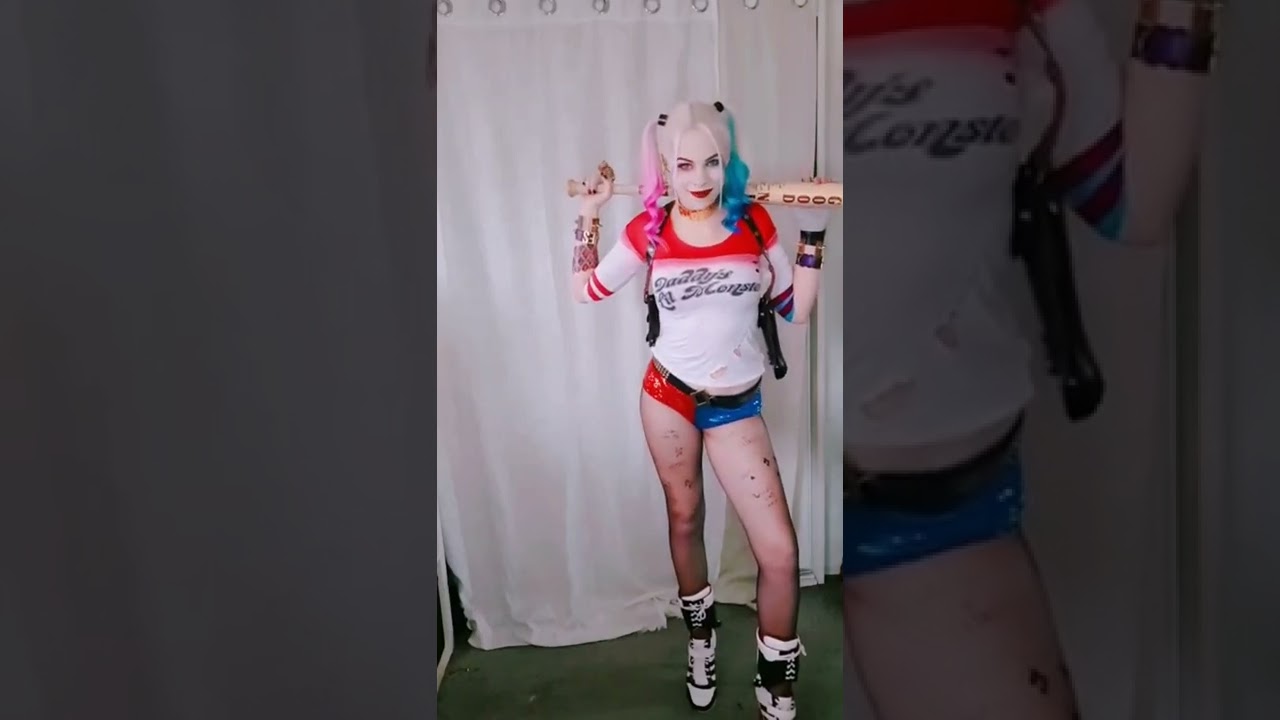 💕💙 Harley Quinn 😚 #harley #harleyquinn #dc #dccomics #girl#women #poisonivy #joker #lovestory #king