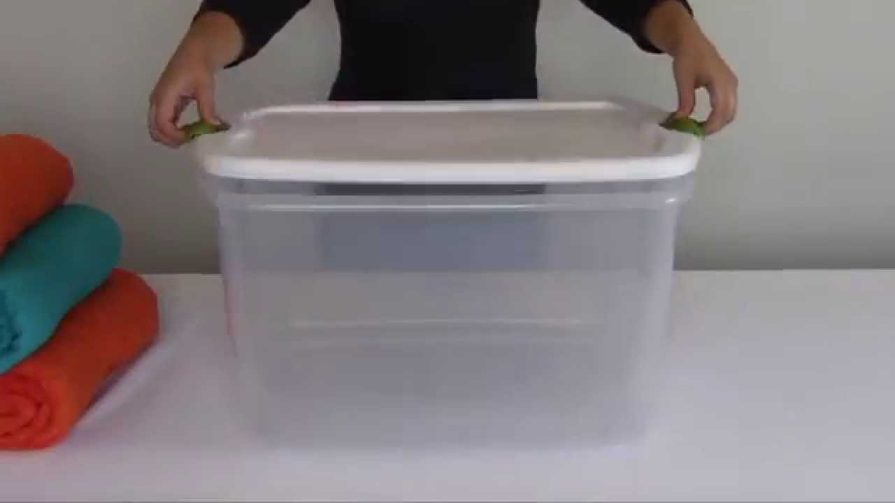 Project Source 16.5 Gal (66 Qt) Latched Storage Bin - Product Video 