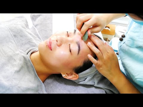 ASMR 중국 고법 얼굴 경혈 마사지 面部拨筋