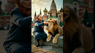 Бабушка и Лев. Москва