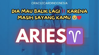 ARIES ♈ HE WANTS TO COME BACK AGAIN ‼️ BECAUSE HE STILL LOVES YOU 😭❤️ #generalreading