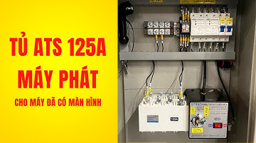 Tủ ATS 125A máy phát điện tự động chuyển nguồn cho máy đã có màn hình | Tu Dien DITICO