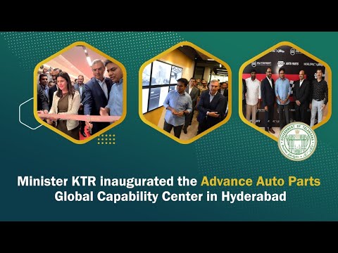 Minister KTR inaugurated the Advance Auto Parts Global Capability Center in Hyderabad