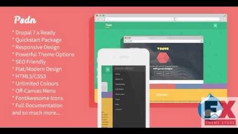 Preview Psdn - Responsive Marketing Drupal Theme TForest