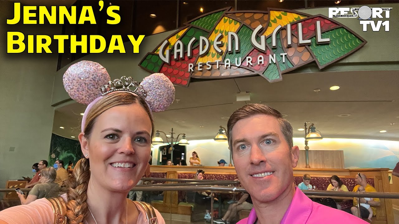 Garden Grill Restaurant Review at Epcot Jenna's Birthday Lunch Walt