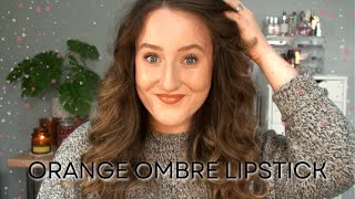 Ombre Lip For Autumn - Pumpkin E Orange Lipstick Fall Makeup All Affordable Drugstore Products
