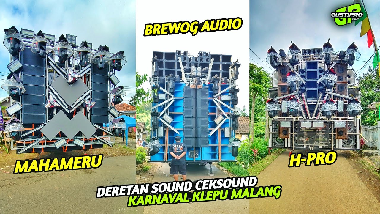 MAHAMERU, BREWOG, H-PRO Ceksound Karnaval KLEPU malang