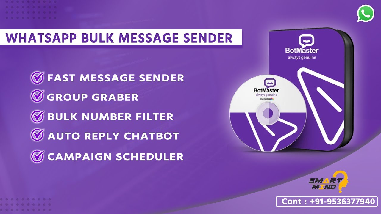 Download Botmaster WhatsApp Marketing Software for Your Business 🚀 ...