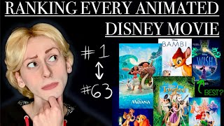 RANKING EVERY ANIMATED DISNEY MOVIE! 🏰 with Disney Nicky Marra