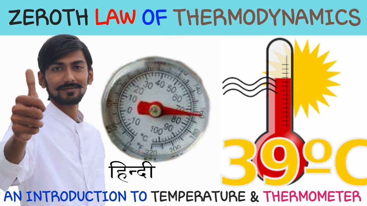 [HINDI] ZEROTH LAW OF THERMODYNAMICS AN INTRODUCTION TO TEMPERATURE