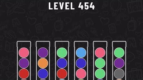Ball Sort Puzzle Level 454 #ballsortpuzzle #ballsortpuzzlegameplay #puzzlegame #mobilegames