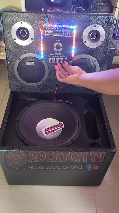 SOUND CHECK zk- ht21 | DIY TOPBOX/SOUNDBOX Tosunra Bass 121 speaker