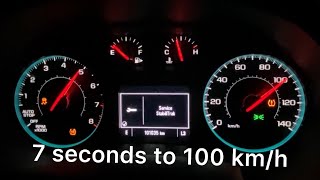 0-100 km/h Chevrolet Malibu 2.0 turbo