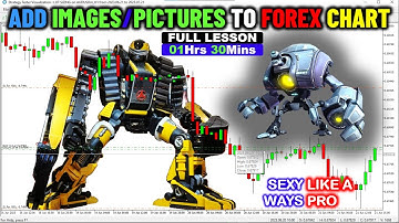 How To ADD Images/Pictures In Chart Like PRO In MQL5/MT5 As Bitmap Files. FxPill. [PART 328] #howto