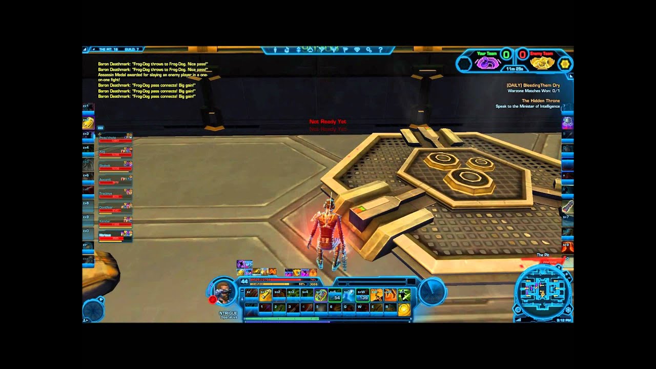 SWTOR - IA Operative Lethality PVP at level 44 - YouTube
