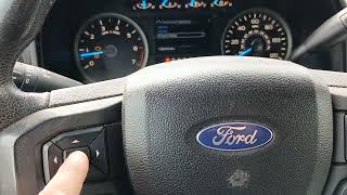 How To Change Distance From Miles To Kilometers In A Ford F-150 2015-2020