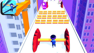 ROOF RAILS 🧱💎 All Levels Gameplay Walkthrough iOS, Android New Update Max (Level 401-402)