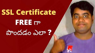 How to Get FREE SSL Certificate for Your Website Telugu