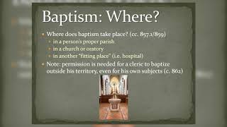 Second edition of the Order of Baptism: Instructional Video