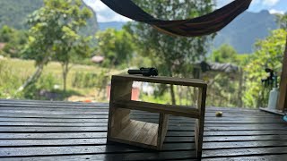 Лай сделала пригамачный столик, а я рассадила кактусят 🥰 ну и про нашу жизнь в Лаосе