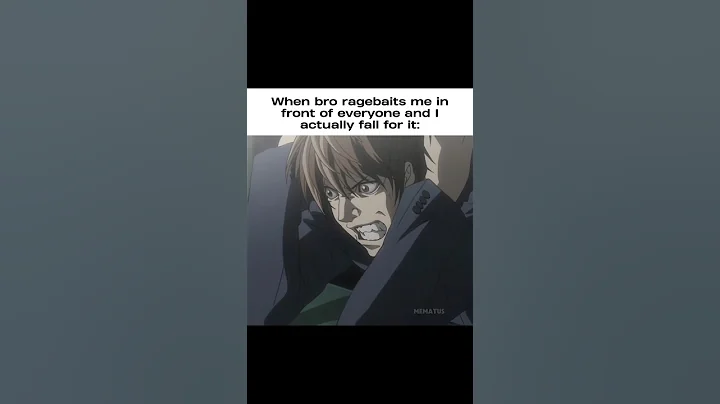 POV: When bro ragebaits me in front of everyone and I fall for it #anime #relatable #fypシ゚viral