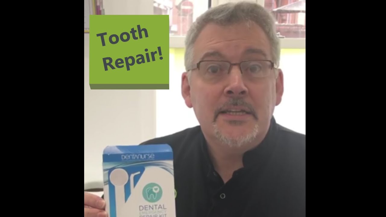 How to repair a broken tooth or crown at home and stop tooth pain