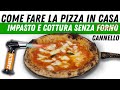 🍕La Pizza Napoletana FATTA IN CASA Come In Pizzeria 🔥 Ricetta e Cottura Senza Forno con Cannello