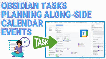 Obsidian Day & Week Task Planning with Calendar Events