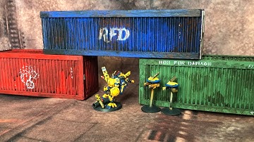 Cargo Shipping Containers for wargaming