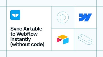 Sync Airtable to Webflow instantly (without code)
