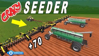 Farming Simulator 17: Crazy Seeder!!  70 Meters | This Machine Has  Many Issues!