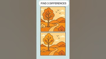 Can you find all 3 differences #dop2 #youtubeshorts #shorts #brainteasers #iqtest #puzzle