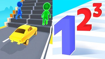 Shape shifting VS Number Master - All Level Gameplay Android iOS E3