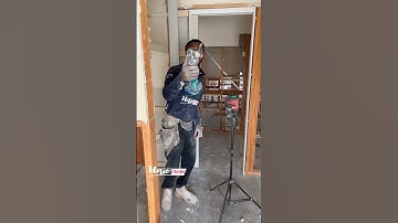 Laser aye #drywall #tipsndtricks #diy #renovation #tutorial