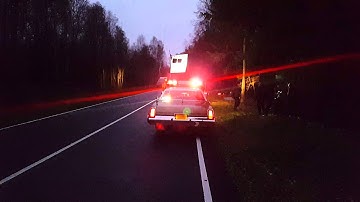 1975 Chrysler Newport Sheriff Rear Code3 DashLaser + TwinSonic