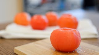 The BEST Way to Peel Tomatoes | Food Hack
