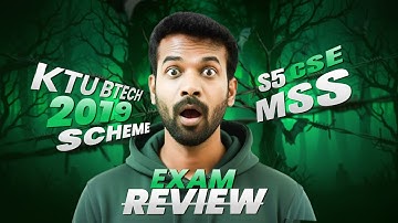 KTU BTech S5 CSE MSS Nov 2025 – Complete Paper Review & Exam Analysis | 2019 Scheme
