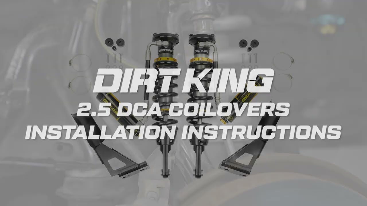 Dirt King 2.5 Lexus GX460 DCA Remote Resi Coilovers - Exit Offroad