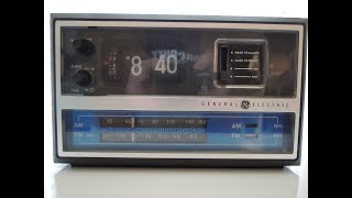 Electric buzzing/static for intense ASMR vibrations - 1970's GE C4315B flip clock radio's alarm