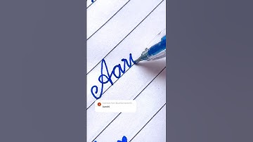 Aarohi .    || Comment your name..|| #viral  #cursive #cursive-handwriting #shorts